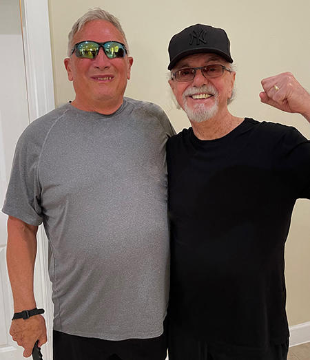 photograph of michael and dion
