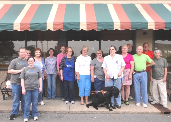 group picture of patty and her colleagues